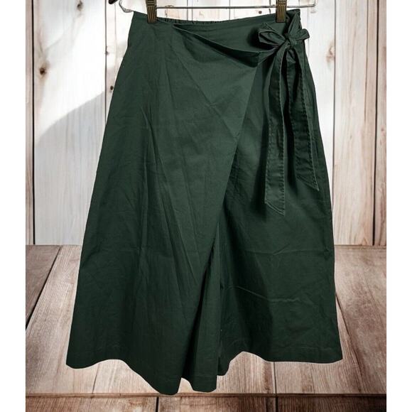 Uniqlo Dark Green Wide Leg Pants - Picture 1 of 6